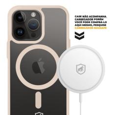 Case Capa Capinha Magsafe para iPhone - Gshield, Rosa Para iPhone 14 P