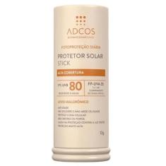 Protetor Solar Adcos Tonalizante Base Stick Nude FPS80 17g