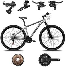 Bicicleta Aro 29 Absolute Nero 24 Velocidades Alumínio MTB Disco Mecân