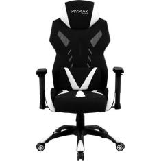 Cadeira Gamer Mx13 Giratoria Preto/Branco - Mymax