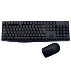 Teclado e Mouse sem Fio CS100 Teclas Multimídias QWERTY Português Multi TC269