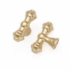 Asidrama Pacote com 10 maçanetas de armário de cozinha douradas, maçanetas de gaveta, puxadores de zinco para gavetas de cômoda