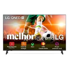 Smart TV 4K QNED 55" LG 55QNED70ASA Processador A7 Al Ger8 4K Chatbot de IA Reconhecimento de Voz Inteligente