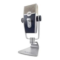 Microfone Condensador AKG Lyra C44 Ultra HD USB - Cinza