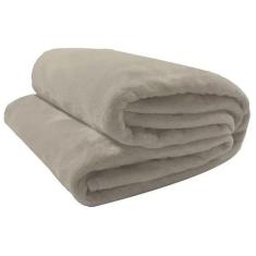 Cobertor Solteiro Microfibra Velour Neo Camesa Bege Claro - CAMESA IND
