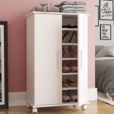 Sapateira Bst 08 Branco - Brv Móveis, Branco, Moderno