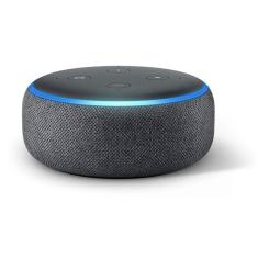 Smart Speaker Amazon Alexa Echo Dot 3 Português Novo - Preto