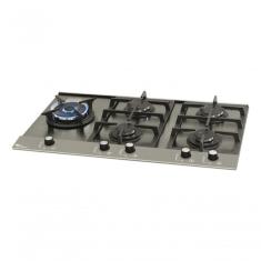 Cooktop Fischer 5Q Platinium Gás 5 Bocas Escovado Prime Bivolt