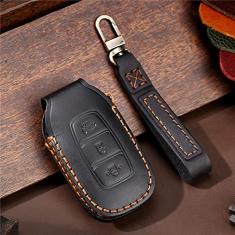 Capa para porta-chaves do carro, capa de couro inteligente, adequado para Hyundai i30 Ix35 KONA Encino Solaris Azera Grandeur Ig Acento, porta-chaves do carro ABS Smart porta-chaves do carro