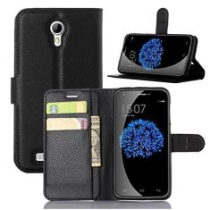 DOOGEE Y100 Pro, capa carteira flip de couro PU premium com compartimento para cartão, suporte e fecho magnético [capa interior à prova de choque de TPU] Compatível com DOOGEE Y100 Pro