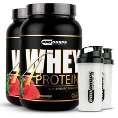 Kit 2 Whey 4 Protein 900g  + 2 Coqueteleira-Unissex