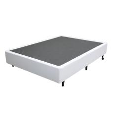 Cama Box Casal 138 Bello Box - Tecido Sintético Branco