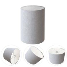 Cúpula Abajur Cilíndrica Cp-7006 Ø18x25cm Rustico Cinza