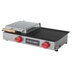 Grill a Gás 70cms MGG 70 Metalcubas Aço Inox Escovado Gás