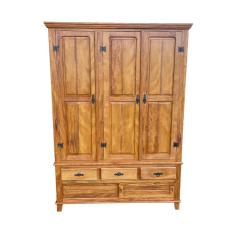 Guarda Roupa Madeira Maciça Solteiro Sudeste Rústico
