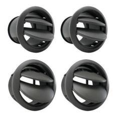 Kit Jogo Difusor Grade Saída Ar Palio 2012/2016 Cinza Claro - Auto Qua