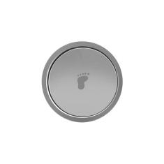  Ralo Inteligente Click Inox 15 Cm Redondo Banheiro Cromado Lavabo Ved