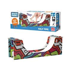 Rampa Half Pipe de Skate Dedo - Brincadeira Criança