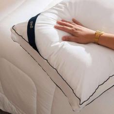 travesseiro guldi dream branco e azul