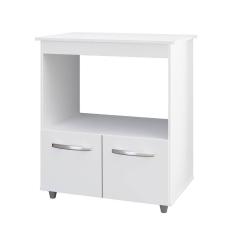 Balcão Multiuso Para Cozinha Angela 2 Portas Cor:branco