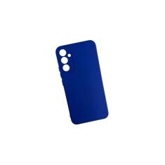 Capa Aveludada + Película Vidro Compatível Para Samsung A35 - DB, Azul