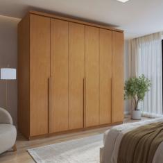 Guarda-roupa 6 Portas 4 Gavetas 100% Mdf Alonzo