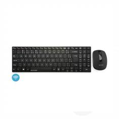 Teclado E Mouse Multimídia Sem Fio USB Slim 2.4 Ghz Preto Tc202 Multilaser