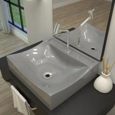 Kit Cuba Q440 Torneira Pratika Metal e Válvula 1 Pol. Sifão