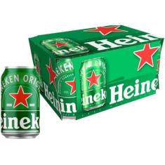 Cerveja Heineken Premium Puro Malte Lager - 12 Unidades 350Ml