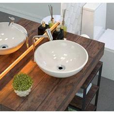 Kit Cuba R35 com Torneira Link 1062 Metal 1/4 Volta Compace Bege