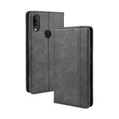 Capa para Alcatel 3V 2019, capa flip carteira com suporte de couro para Alcatel 3V 2019, capa magnética retrô para celular, capa carteira com compartimentos para cartão