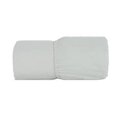 Lençol Avulso Casal Padrão 400 Fios 100% Algodão C/Elástico (Cinza)