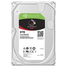 Seagate HD IRONWOLF NAS 8TB 3.5 SATA 7200 RPM 256CACHE, 1" x 4" x 5.8", ST8000VN004