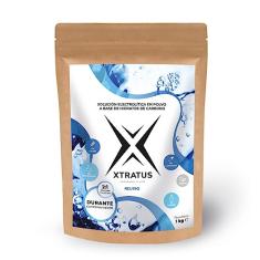 XTRATUS - Suplemento de Carboidratos e Eletrólitos Intra-Treino Neutro - Livre de OGMS, Corantes e Conservantes. Alta absorção. Minerais, Sódio, Glicose:Frutose 2:1-1Kg