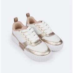 TENIS INFANTIL TWEENIE LIRIAH RECORTES PAMPILI - 557040-Feminino