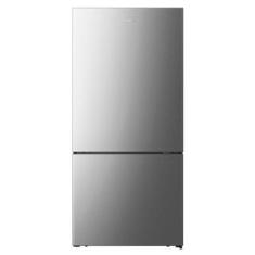 Refrigerador Bottom Freezer Metal Tech Hisense de 02 Portas Frost Free com 499 Litros Inox - RB5P504