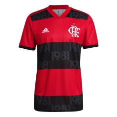 Camisa Flamengo I 21/22 s/n° Torcedor Adidas Masculina-Masculino