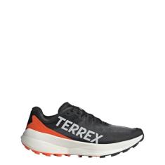 adidas Tênis de corrida Terrex Agravic Speed Trail, Core Black/Grey One/Impact Orange, 42