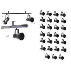 Kit 27 Spot Trilho Perfilado Eletro calha Par20 Bulbo OL7 - Hiperlight