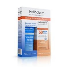 Kit sabonete facial + Protetor solar com cor média FPS50 - KLEY HERTZ 