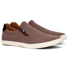 Tênis Reserva Go Lapa Slip On Couro Elástico Casual Calce Fácil Confor
