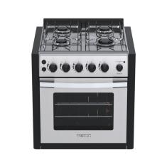 Fogao de Embutir 4 Bocas Venax Gaudi Platinum GII Inox Gas Glp 220 V