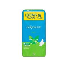 Absorvente Sempre Livre Adapt Cobertura Suave com Abas com 16 Unidades