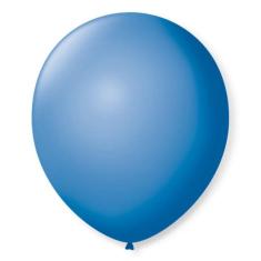 Balão São Roque Número 7 Azul Turquesa 50 Unidades