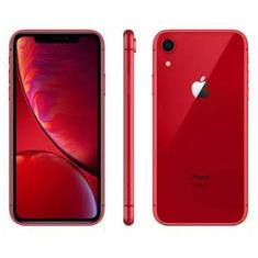 iPhone XR Vermelho, com Tela 6,1", 4G, 64 GB e Câmera de 12 MP - MRY62BR/A