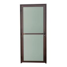 Porta Vidrão Super 25 Vidro Boreal 210cm X 90cm Brimak Abertura Direit