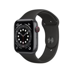 Apple Watch Series 6 44mm Caixa Cinza-Espacial - Alumínio Gps + Cellul