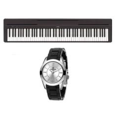Kit Piano Yamaha P45 P-45 Com Fonte E Relógio Dk11182-6
