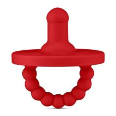 Ryan & Rose Cutie PAT Chupeta Mordedor (Estágio 1, Vermelho)