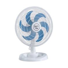 Ventilador Oscilante Mesa 220v 50 Cm Pp Premium 130w Branco/Azul